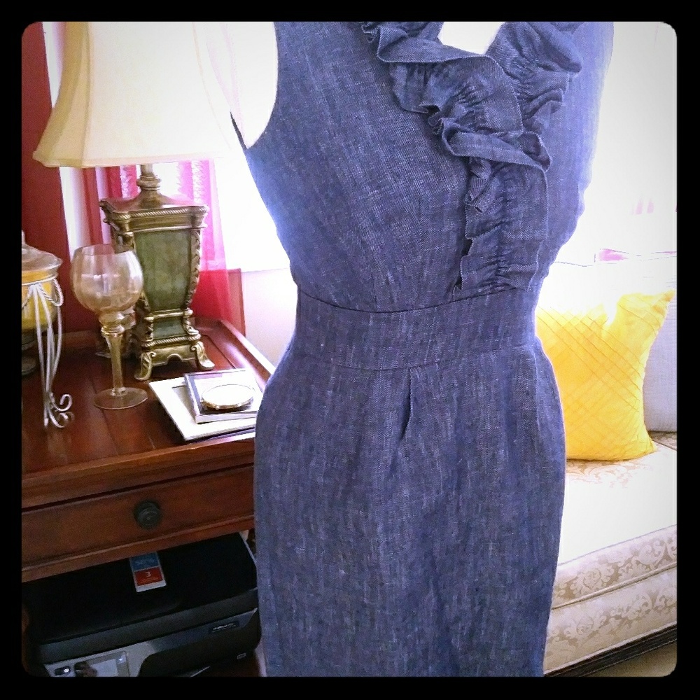 TAYLOR DRESS 100%LINEN